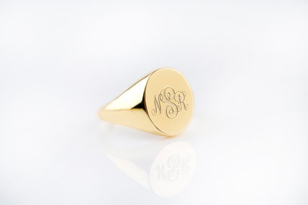 Monogram Signet Ring S00 - Fashion Jewellery