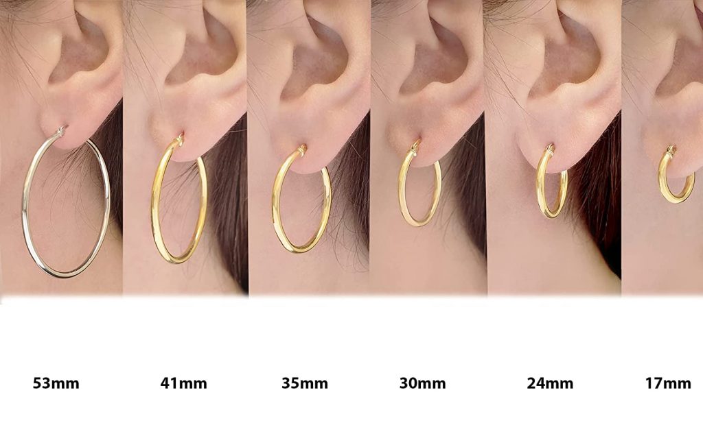 2.5mm Gold Hoops, size 30mm Elegant Jewel Box Fine Jewellery